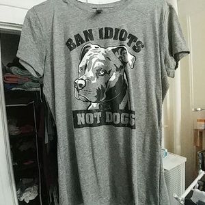 Medium Gray fitted t-shirt